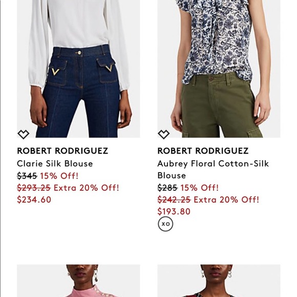 Robert Rodriguez Silk Top - Picture 6 of 7